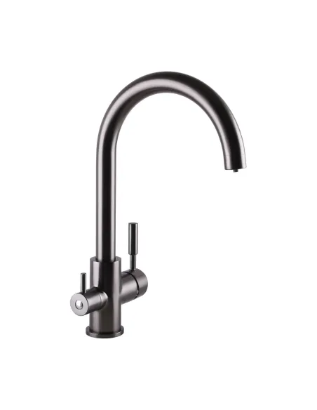 Смеситель для кухни с подключением к фильтру Globus Lux Lazer GLLR-0333-11-Graphite - 1