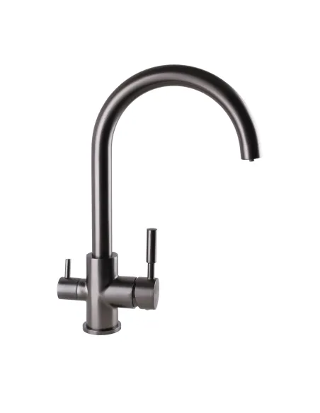 Смеситель для кухни с подключением к фильтру Globus Lux Lazer GLLR-0333-11-Graphite - 3