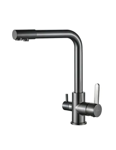 Смеситель для кухни с подключением к фильтру Globus Lux Lazer GLLR-0444-11-Graphite - 2