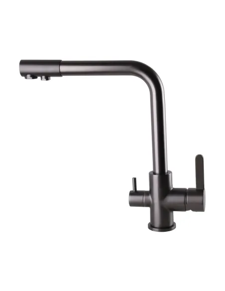 Смеситель для кухни с подключением к фильтру Globus Lux Lazer GLLR-0444-11-Graphite - 4 Смеситель для кухни с подключением к фильтру Globus Lux Lazer GLLR-0444-11-Graphite - 4