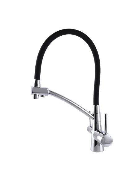 Змішувач для кухні Globus Lux Lazer GLLR-0700, під осмос, гофрований гусак - 1