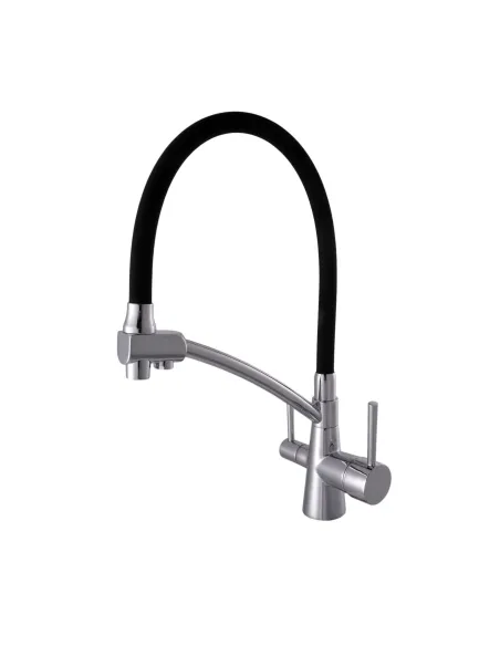 Змішувач для кухні Globus Lux Lazer GLLR-0700, під осмос, гофрований гусак - 2