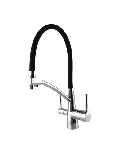 Змішувач для кухні Globus Lux Lazer GLLR-0700, під осмос, гофрований гусак - 3