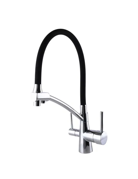 Змішувач для кухні Globus Lux Lazer GLLR-0700, під осмос, гофрований гусак - 3