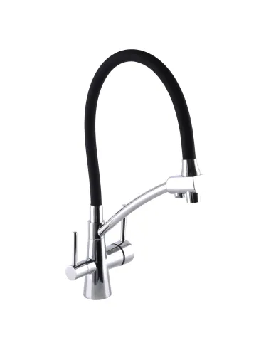 Змішувач для кухні Globus Lux Lazer GLLR-0700, під осмос, гофрований гусак - 4