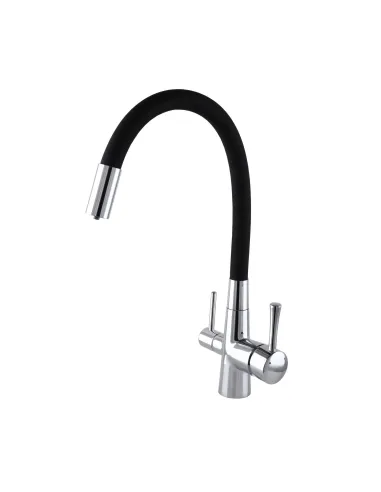 Змішувач для кухні Globus Lux Lazer GLLR-0903-00, під осмос, гофрований гусак - 2