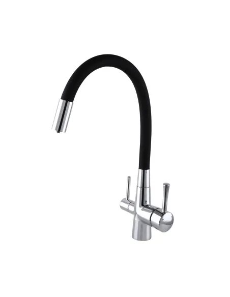 Змішувач для кухні Globus Lux Lazer GLLR-0903-00, під осмос, гофрований гусак - 2