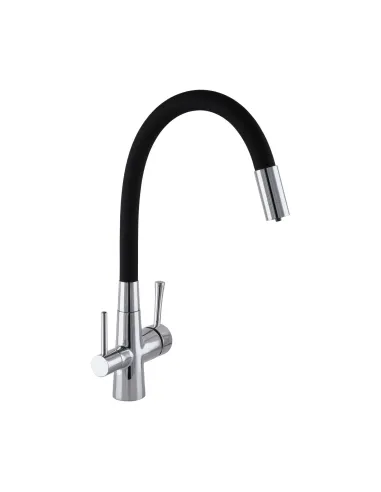 Змішувач для кухні Globus Lux Lazer GLLR-0903-00, під осмос, гофрований гусак - 4