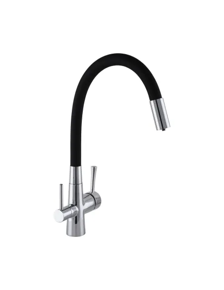 Змішувач для кухні Globus Lux Lazer GLLR-0903-00, під осмос, гофрований гусак - 4