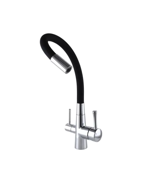 Змішувач для кухні Globus Lux Lazer GLLR-0903-00, під осмос, гофрований гусак - 6