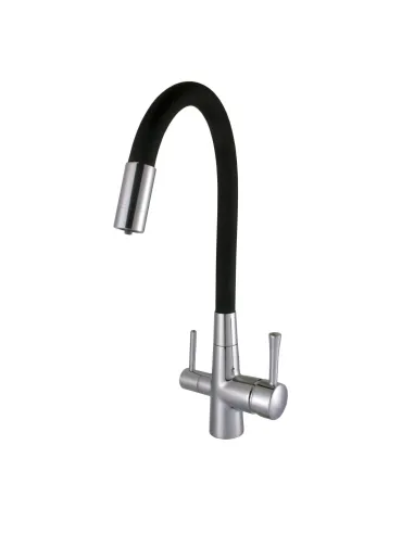 Змішувач для кухні Globus Lux Lazer GLLR-0903-00, під осмос, гофрований гусак - 7