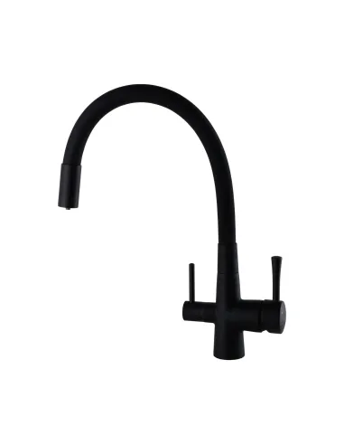 Змішувач для кухні Globus Lux Lazer GLLR-0903-10-ВВ, під осмос, гофрований гусак - 3