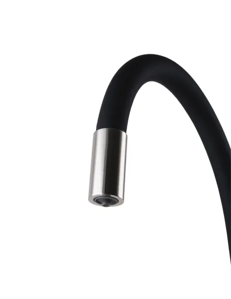 Змішувач для кухні Globus Lux Lazer GLLR-0903-8-STSTEEL, під осмос, гофрований гусак - 3