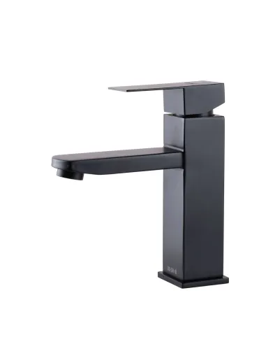 Змішувач для умивальника Globus Lux Sicilia SBQ-101-BB, нержавіюча сталь, чорний - 3