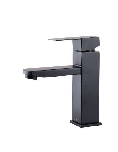 Змішувач для умивальника Globus Lux Sicilia SBQ-101-BB, нержавіюча сталь, чорний - 3