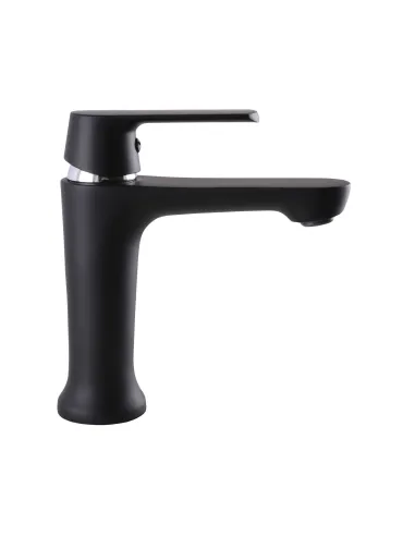 Смеситель для раковины в ванной Globus Lux Laguna GLA-0401-10-BB черный - 3