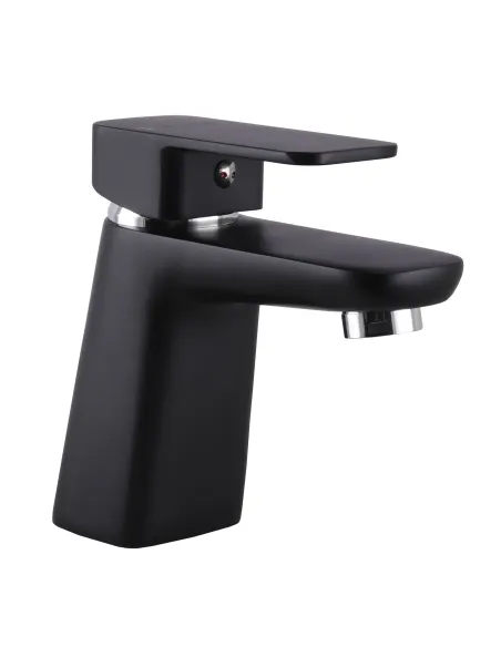 Смеситель для раковины в ванной Globus Lux Milano GLM-101-BB черный - 1