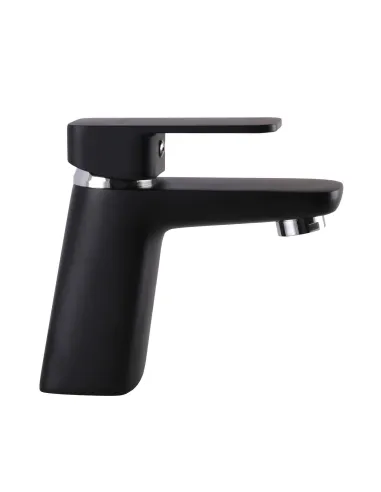 Смеситель для раковины в ванной Globus Lux Milano GLM-101-BB черный - 2