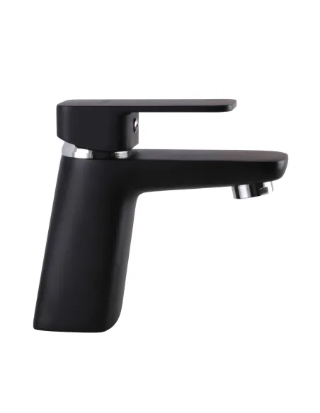 Смеситель для раковины в ванной Globus Lux Milano GLM-101-BB черный - 2