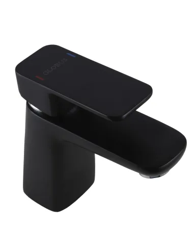 Смеситель для раковины в ванной Globus Lux Milano GLM-101-BB черный - 3