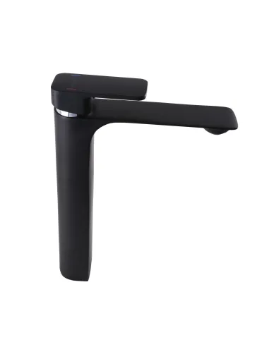 Смеситель для раковины в ванной Globus Lux Milano GLM-201-BB черный - 3