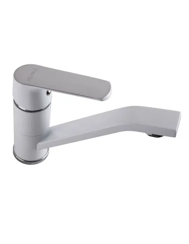 Смеситель для раковины в ванной Globus Lux Laguna GLA-0203MQ-7-Whit белый - 4