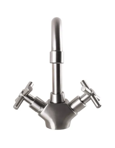 Змішувач для умивальника Globus Lux Dukat SD2-101, нержавіюча сталь - 3