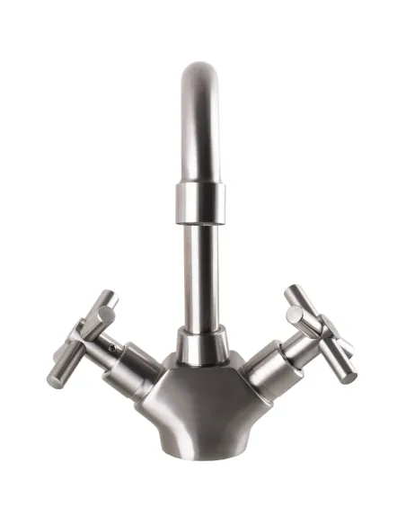 Змішувач для умивальника Globus Lux Dukat SD2-101, нержавіюча сталь - 3