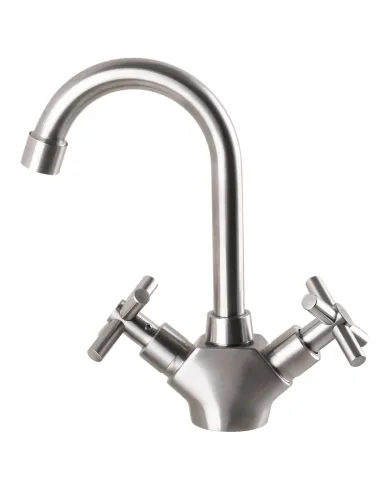 Змішувач для умивальника Globus Lux Dukat SD2-101, нержавіюча сталь - 4