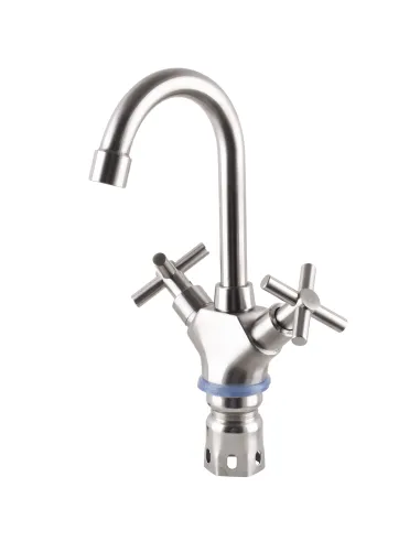 Змішувач для умивальника Globus Lux Dukat SD2-101, нержавіюча сталь - 5