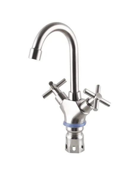 Змішувач для умивальника Globus Lux Dukat SD2-101, нержавіюча сталь - 5