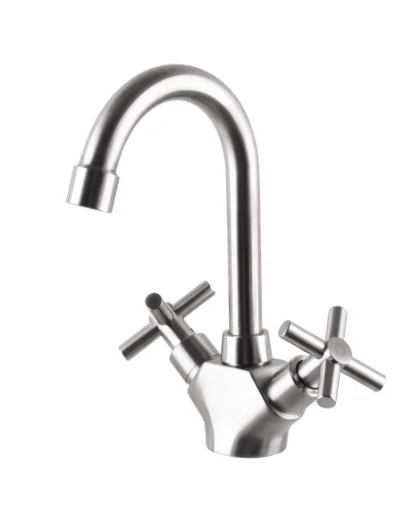 Змішувач для умивальника Globus Lux Dukat SD2-101, нержавіюча сталь - 6