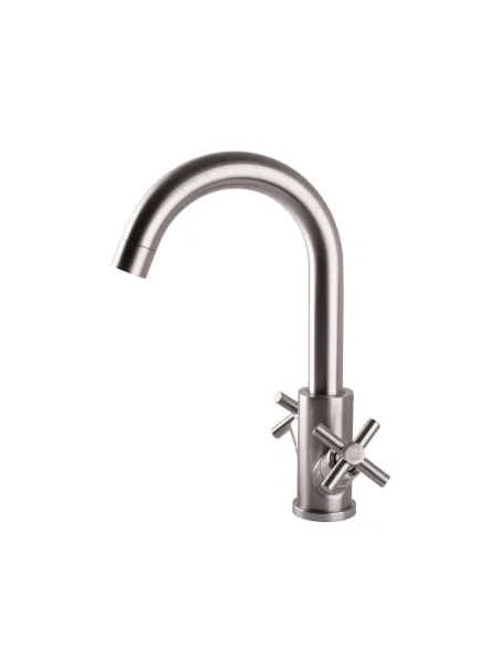 Смеситель для умывальника из нержавеющей стали Globus Lux Dukat SD4-101RS - 3