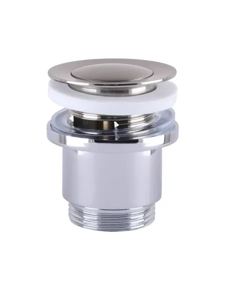 Донний клапан Globus Lux HG-041S-S-BR, латунь, хром - 2