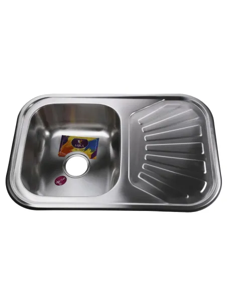 Кухонна мийка прямокутна Mira MR 7549 Matt, нержавіюча сталь - 1