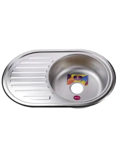 Кухонна мийка кругла Mira MR 7750 D Decor 0.6, нержавіюча сталь - 1