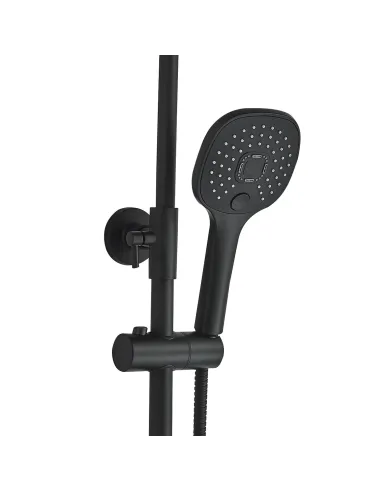 Душова система Globus Lux Laguna GLA-0040T-BB, латунь, чорний - 3