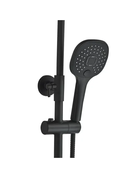 Душова система Globus Lux Laguna GLA-0040T-BB, латунь, чорний - 3