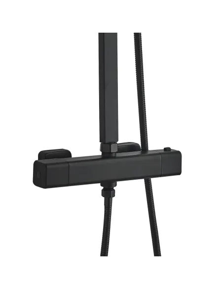 Душова система Globus Lux Laguna GLQ-0040T-BB, латунь, чорний - 4