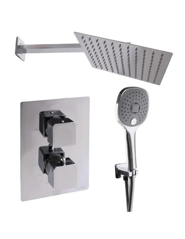 Душевая система скрытого монтажа Globus Lux Smart GLM-405-TT хром - 5