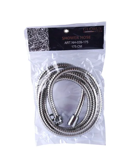 Шланг для душа Globus Lux NH-039-175 Double-Lock, металл, хром - 1