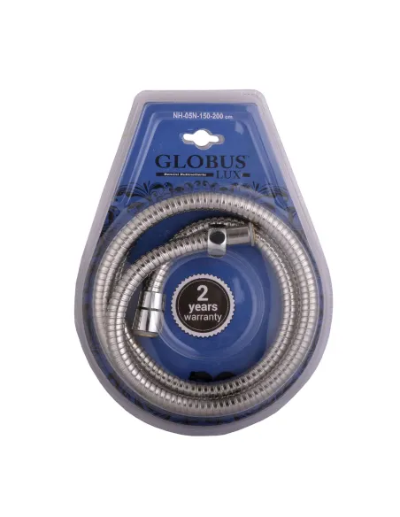 Шланг для душа Globus Lux NH-05N-150-200, металл, хром - 1