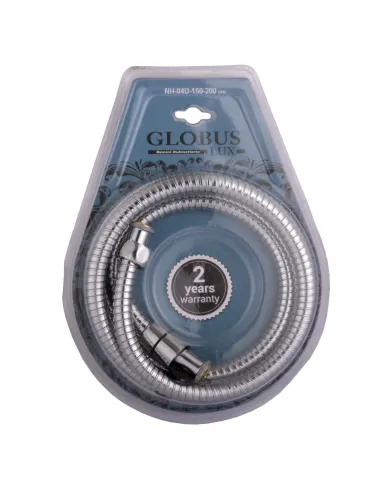 Шланг для душа Globus Lux NH-04D-150-200, металл, хром - 1