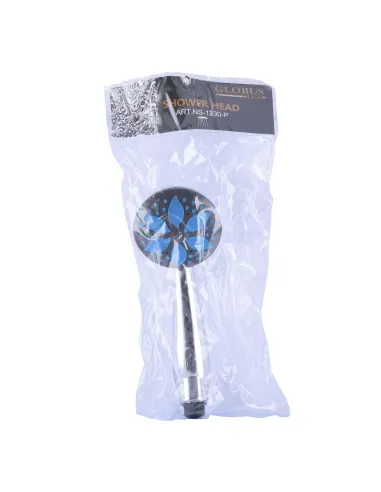 Лійка для душу Globus Lux NS-1230-P, пластик, хром - 2