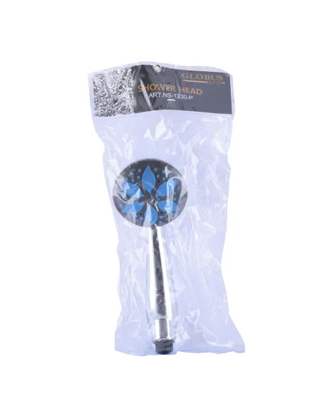 Лійка для душу Globus Lux NS-1230-P, пластик, хром - 2