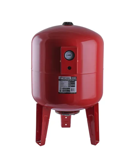 Расширительный бак вертикальный Optima cal-pro 80 литров, для систем отопления - 1