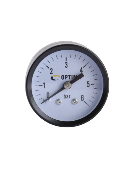 Манометр Optima 6 атмосфер 50 мм із заднім підключенням - 1