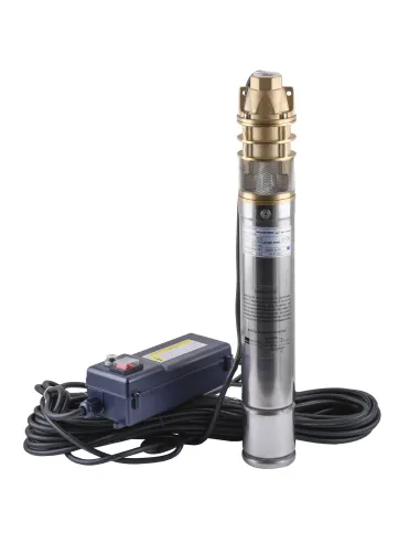 Вихревой скважинный насос Optima 3SKm100 PRIME 0.75 кВт, кабель 20м и пульт - 2