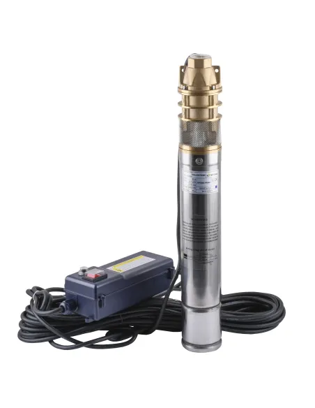 Вихревой скважинный насос Optima 3SKm100 PRIME 0.75 кВт, кабель 20м и пульт - 2