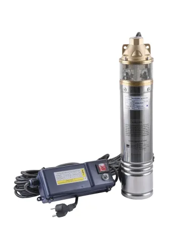 Вихревой скважинный насос Optima 4SKm100 PRIME 0.75 кВт, кабель 20м и пульт - 2